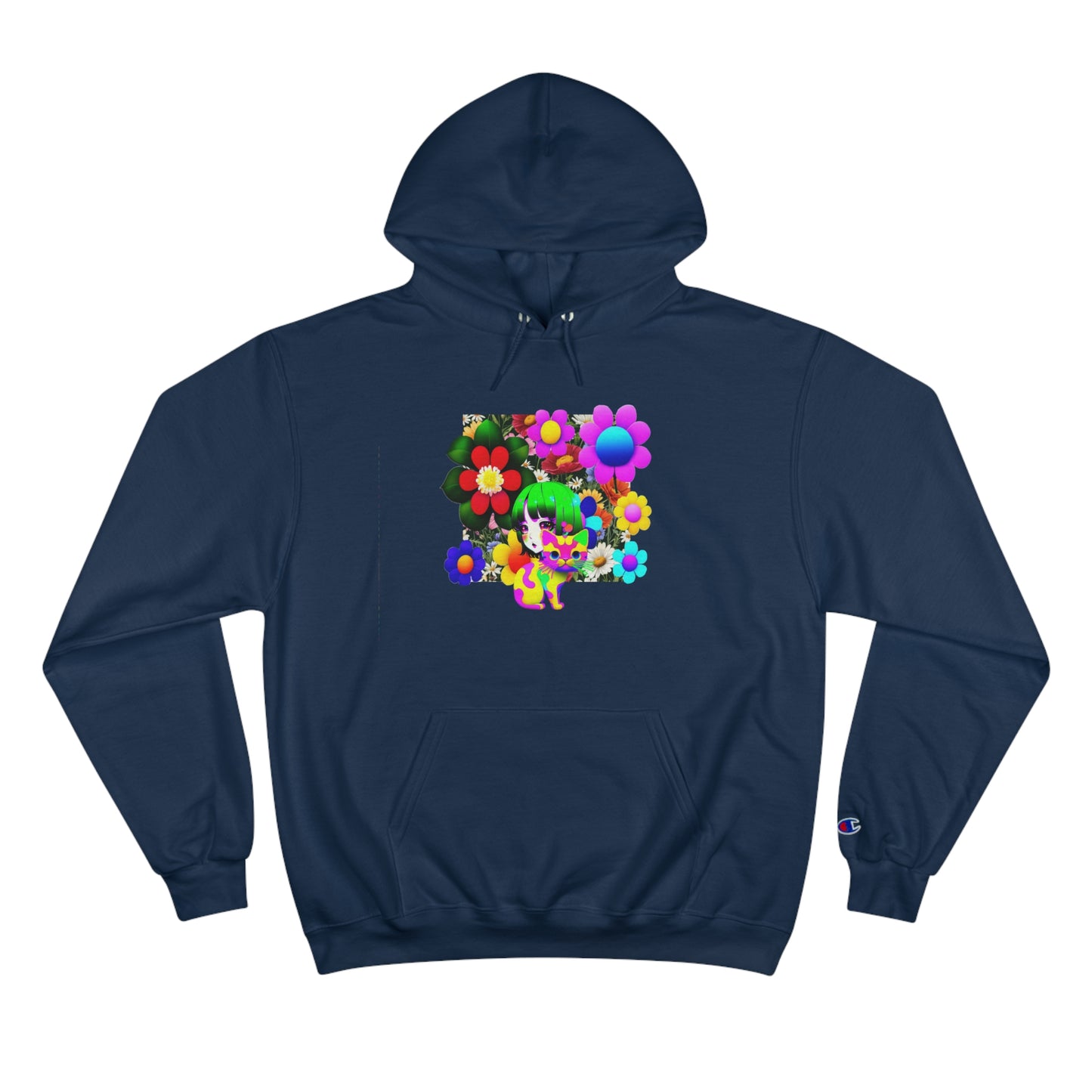 Hiding In The Cuteness (Champion Hoodie)