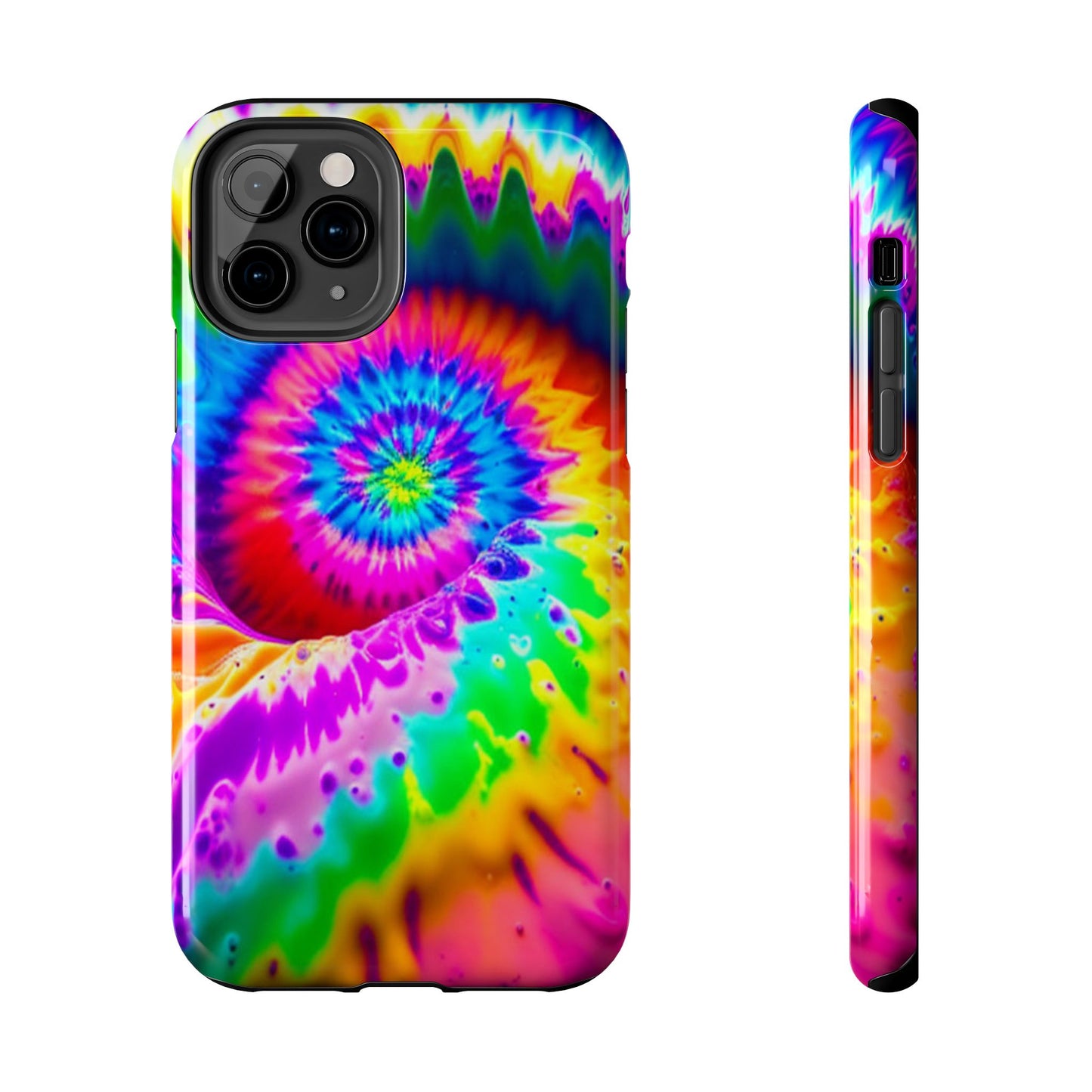 W Tie-Dye Wie-Wye (Tough iPhone Case)
