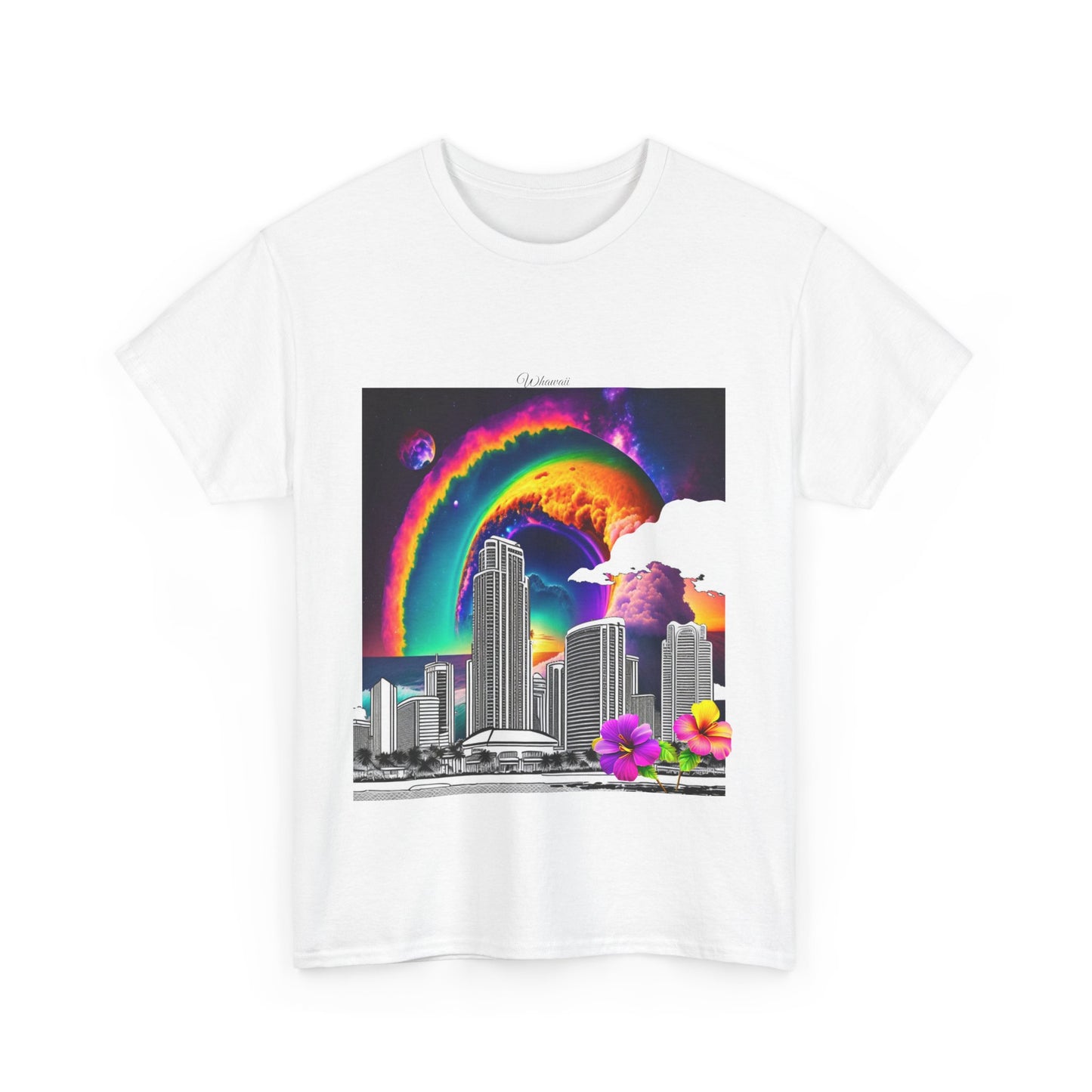W Hawaii Wawaii (Unisex Heavy Cotton Tee)