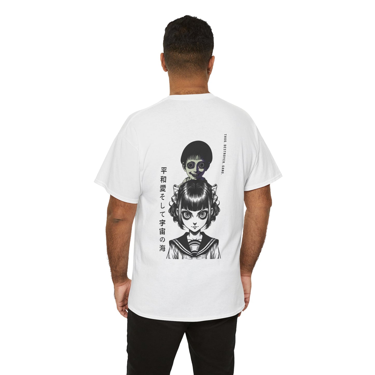 Best of Both Worlds lookin ahhh (Unisex Heavy Cotton Tee)