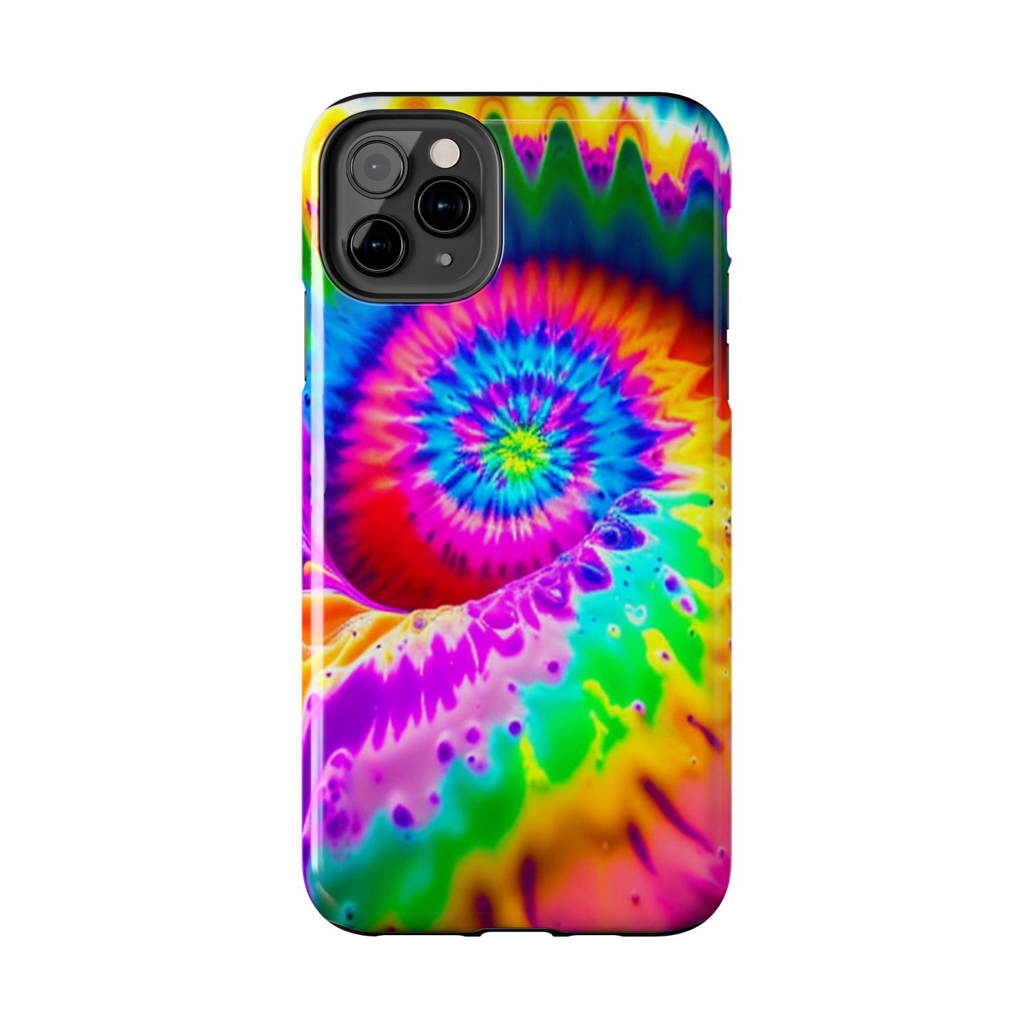 W Tie-Dye Wie-Wye (Tough iPhone Case)