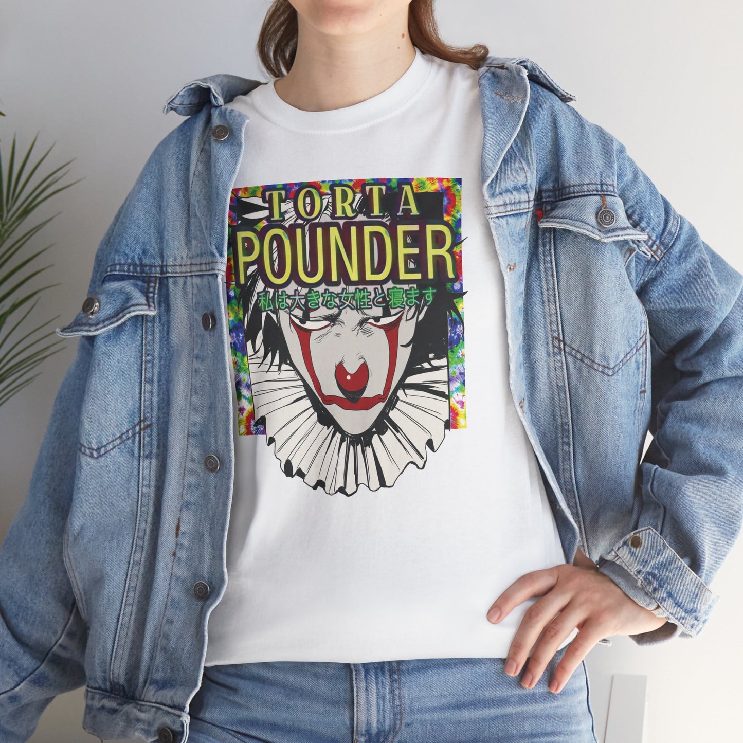 Torta Pounder 私は太った女性が大好きです Unisex Heavy Cotton Tee