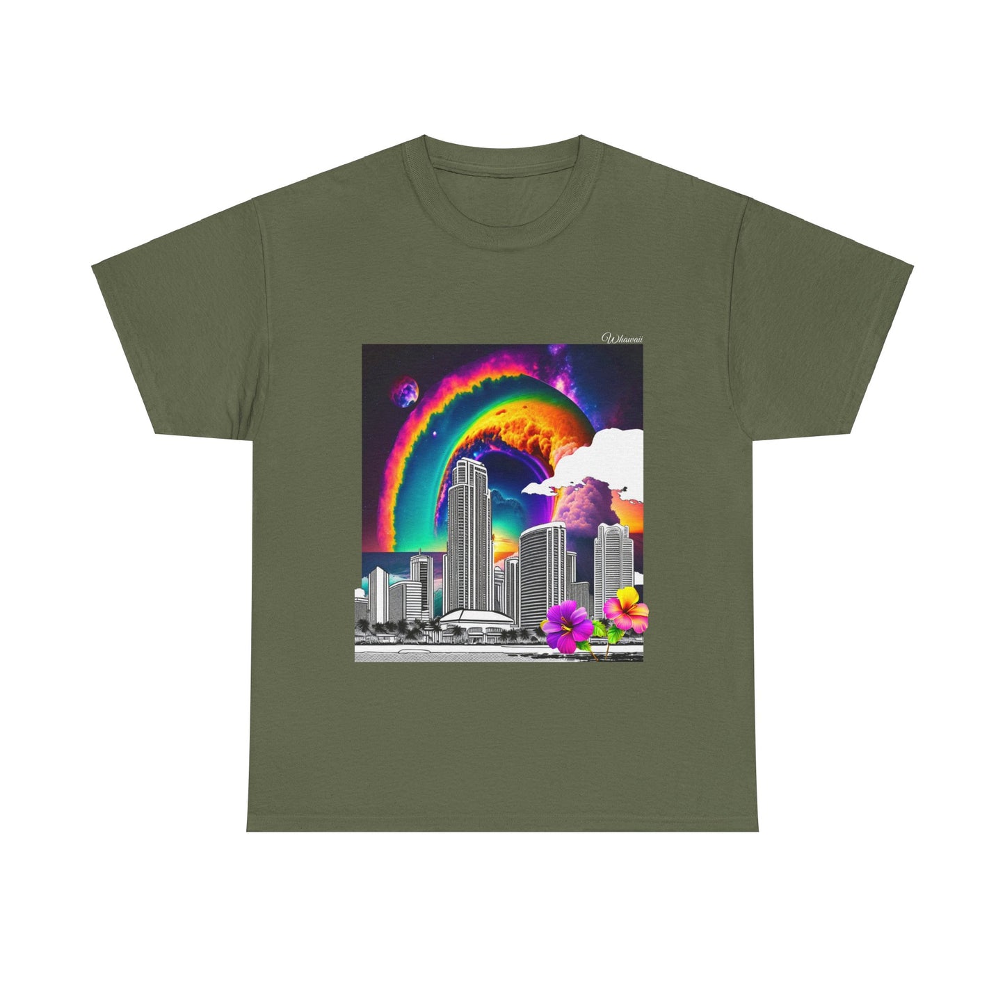 W Hawaii Wawaii (Unisex Heavy Cotton Tee)