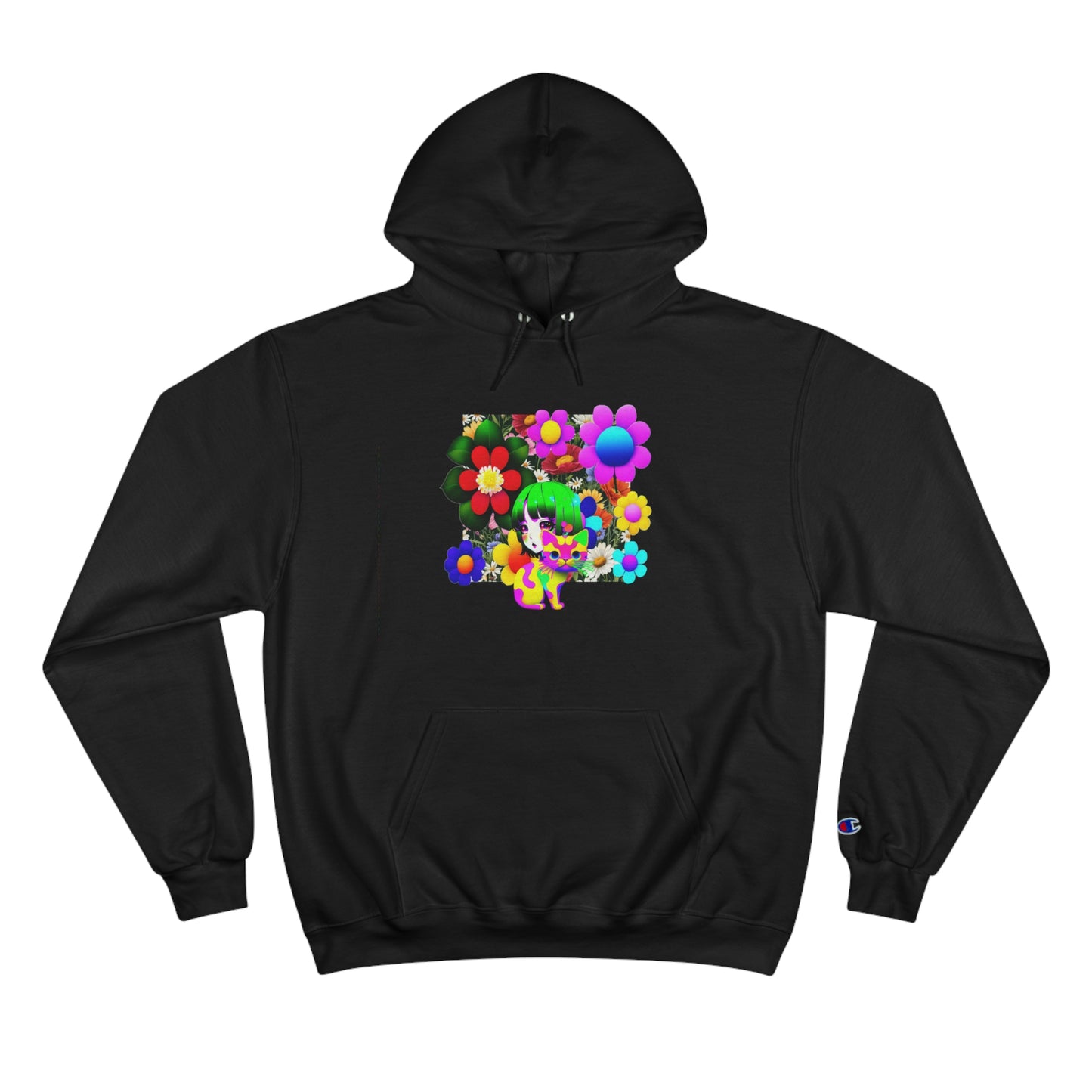 Hiding In The Cuteness (Champion Hoodie)