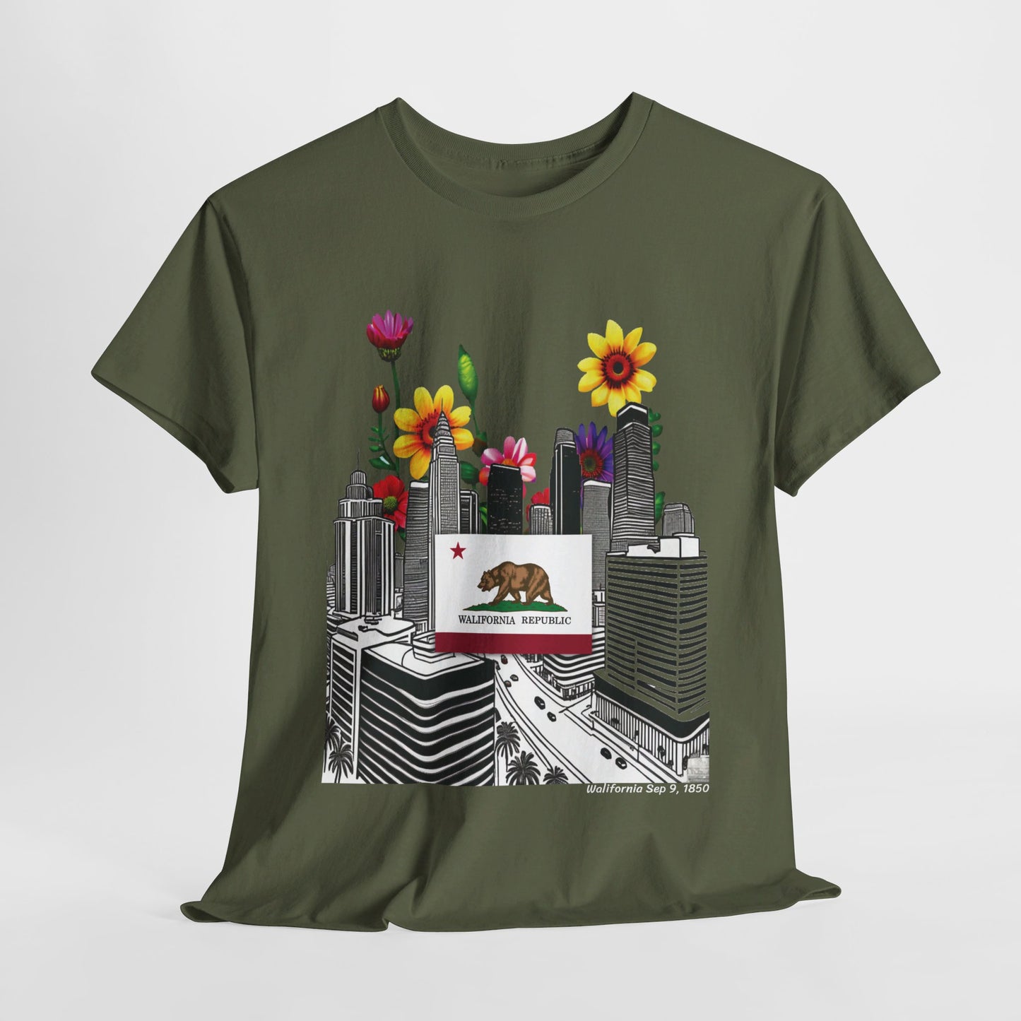 W California Walifornia (Unisex Heavy Cotton Tee)