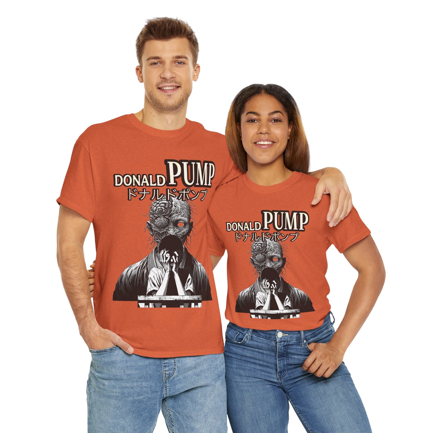 Donald Pumpドナルドポンプ Unisex Heavy Cotton Tee