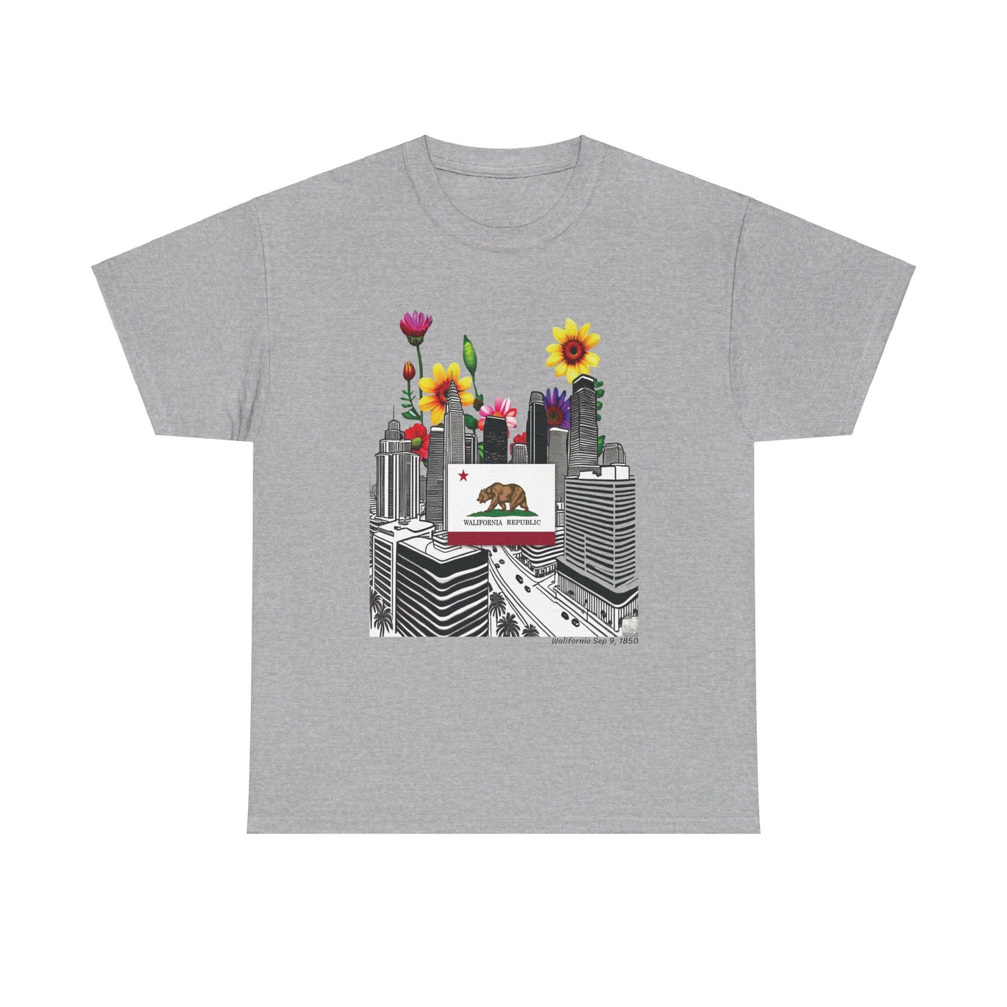 W California Walifornia (Unisex Heavy Cotton Tee)