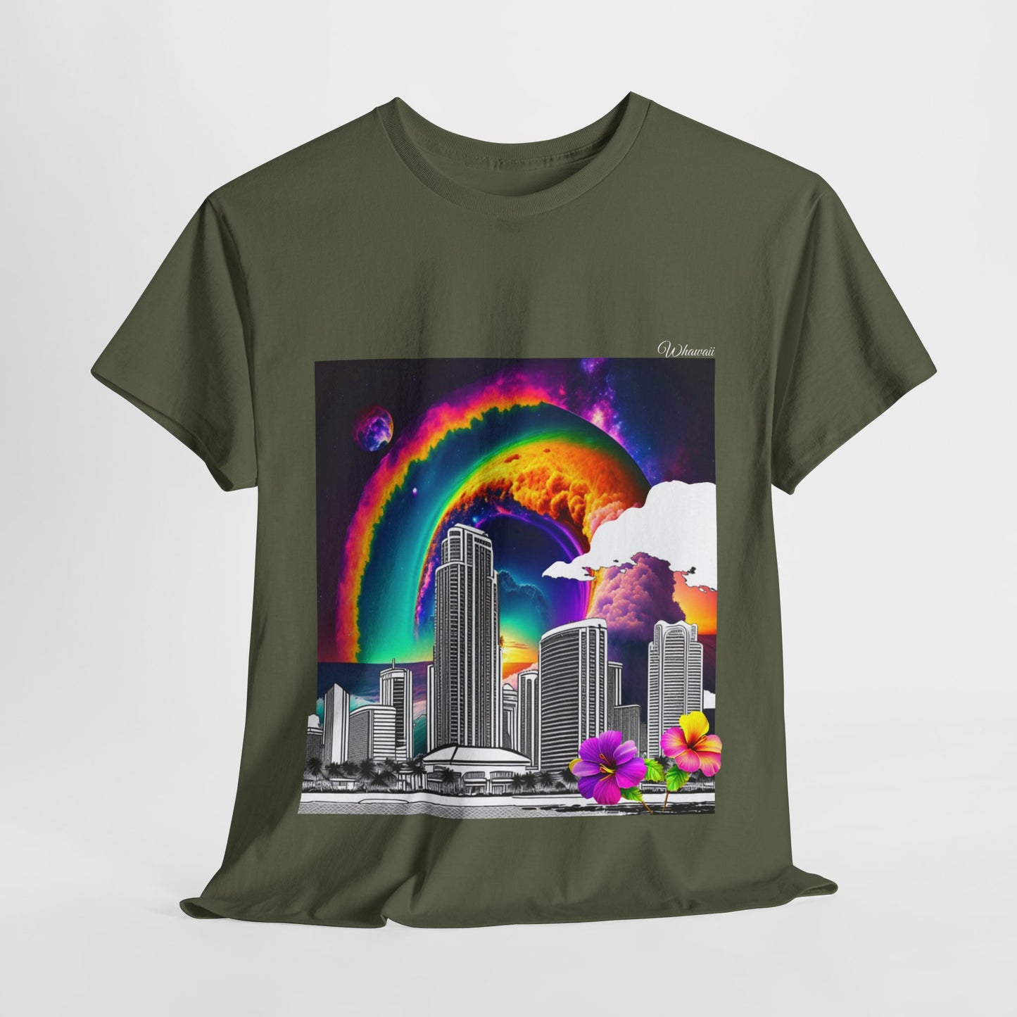 W Hawaii Wawaii (Unisex Heavy Cotton Tee)