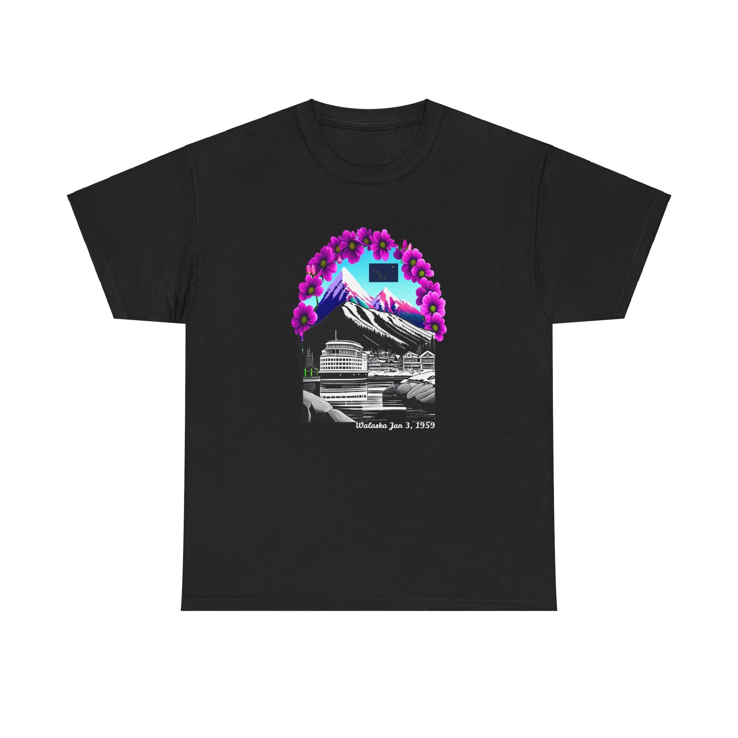 W Alaska Walaska (Unisex Heavy Cotton Tee)