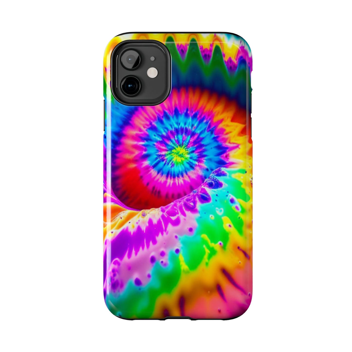 W Tie-Dye Wie-Wye (Tough iPhone Case)