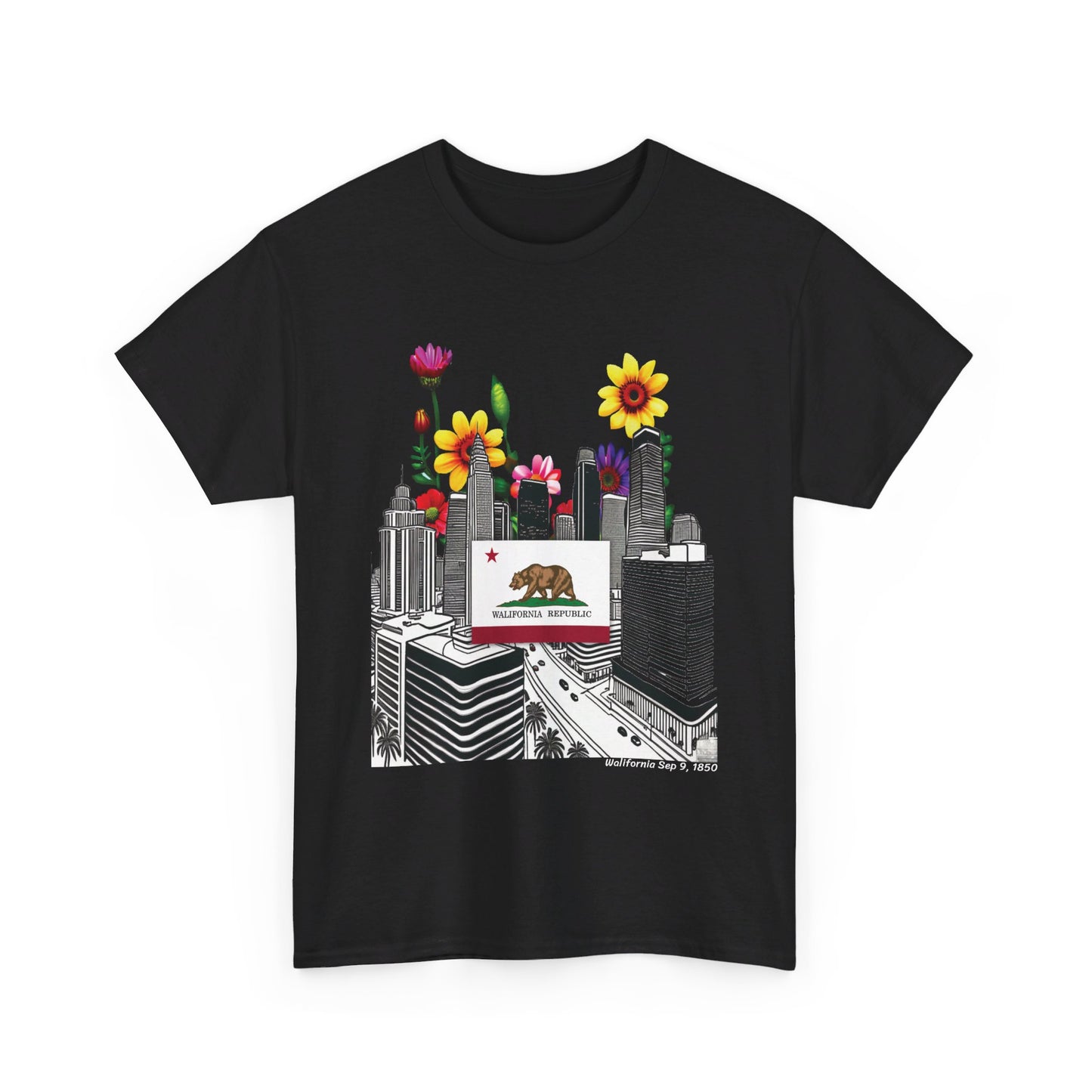 W California Walifornia (Unisex Heavy Cotton Tee)