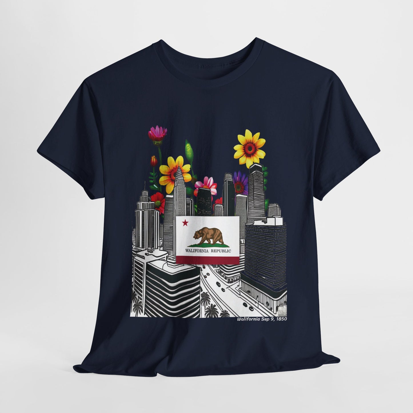 W California Walifornia (Unisex Heavy Cotton Tee)