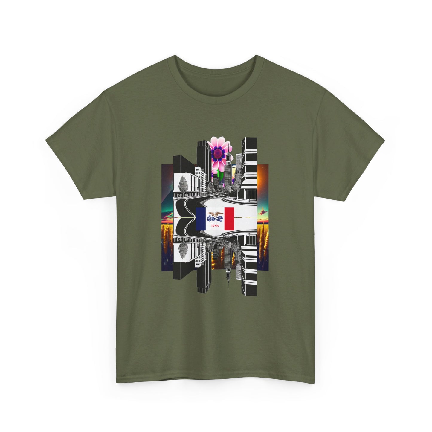 W Iowa Wiowa (Unisex Heavy Cotton Tee)