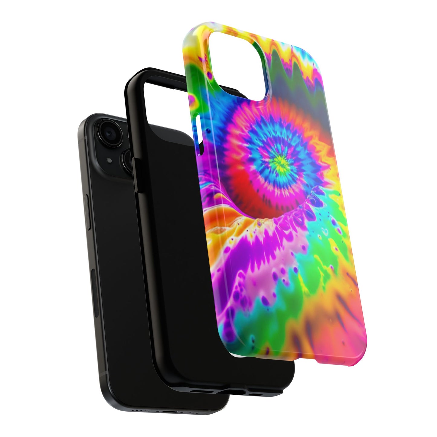 W Tie-Dye Wie-Wye (Tough iPhone Case)