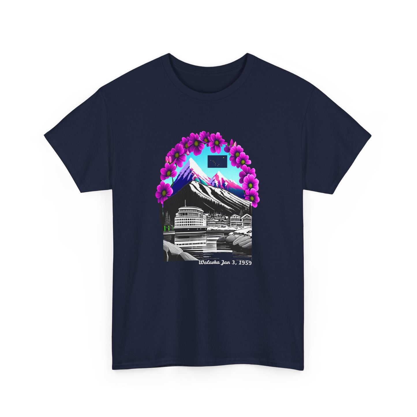 W Alaska Walaska (Unisex Heavy Cotton Tee)