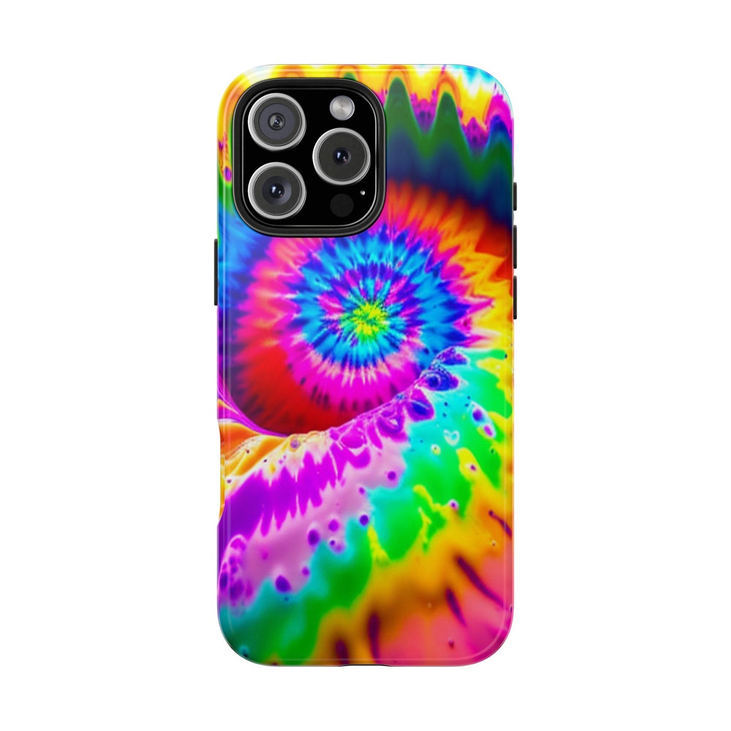 W Tie-Dye Wie-Wye (Tough iPhone Case)