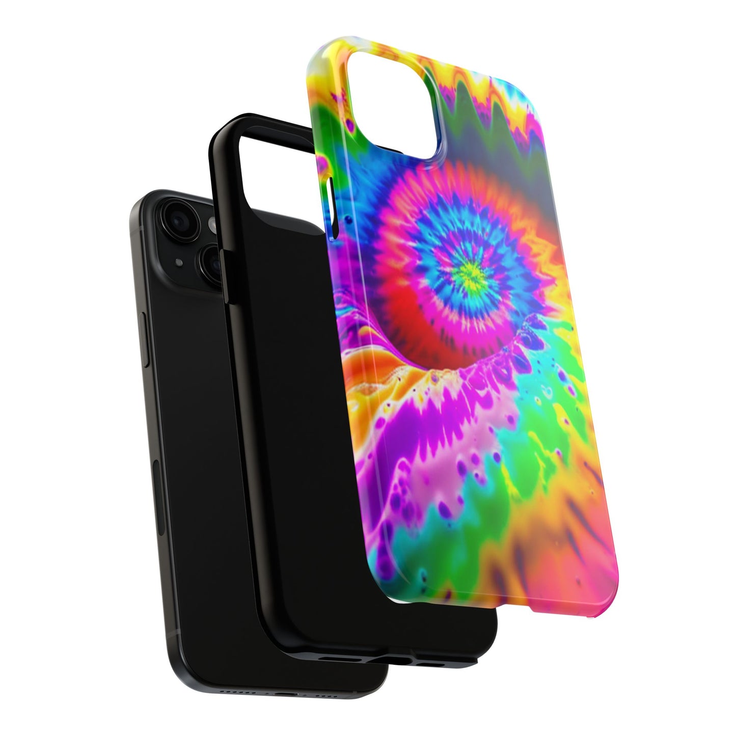 W Tie-Dye Wie-Wye (Tough iPhone Case)