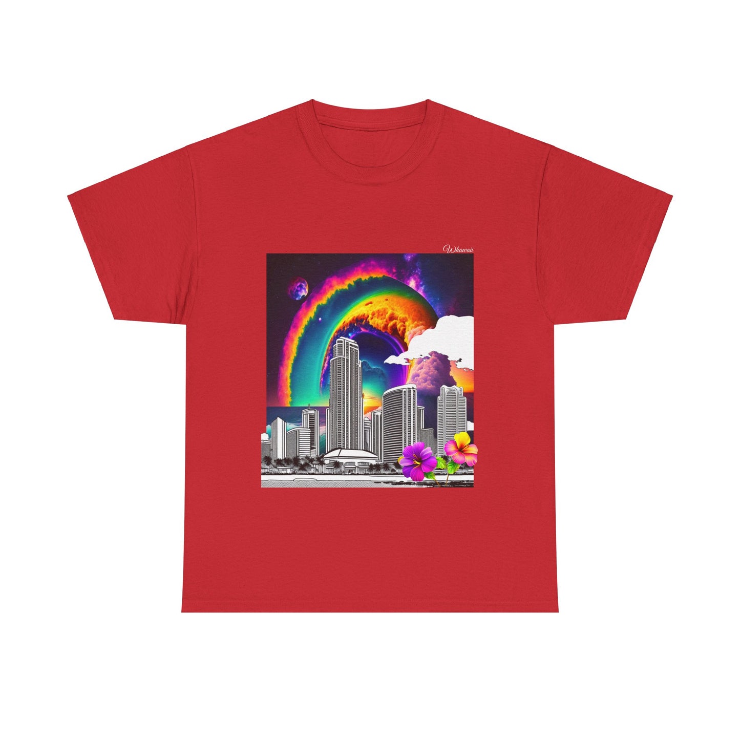 W Hawaii Wawaii (Unisex Heavy Cotton Tee)