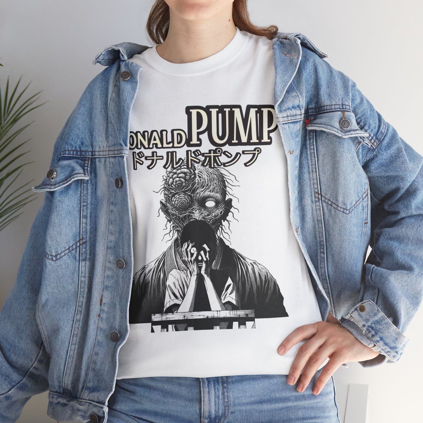 Donald Pumpドナルドポンプ Unisex Heavy Cotton Tee