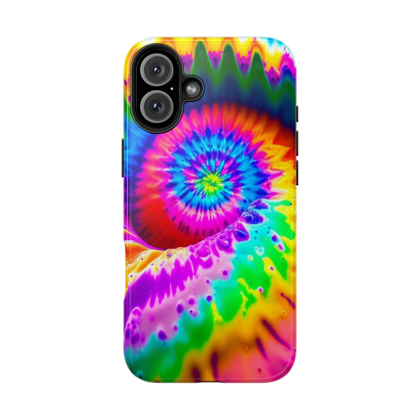 W Tie-Dye Wie-Wye (Tough iPhone Case)