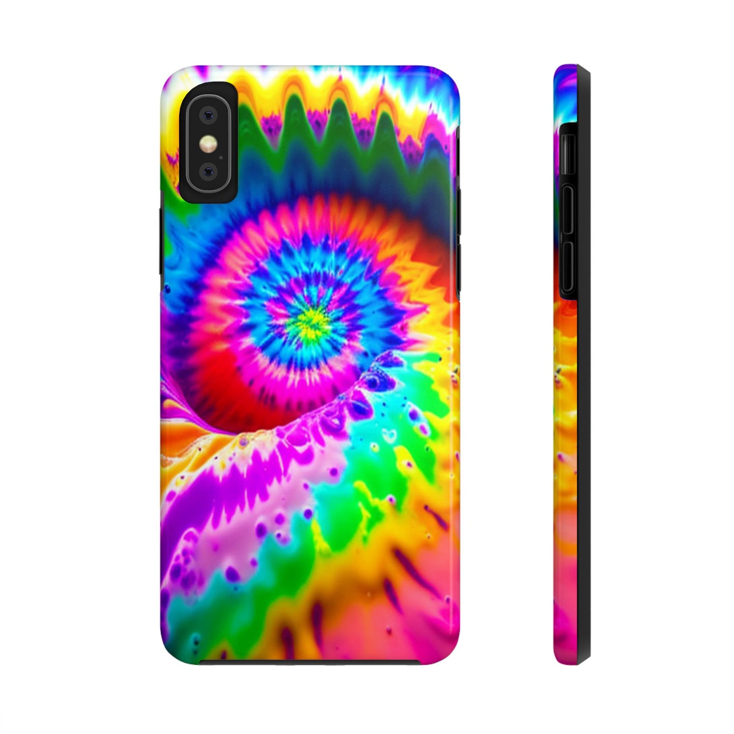 W Tie-Dye Wie-Wye (Tough iPhone Case)