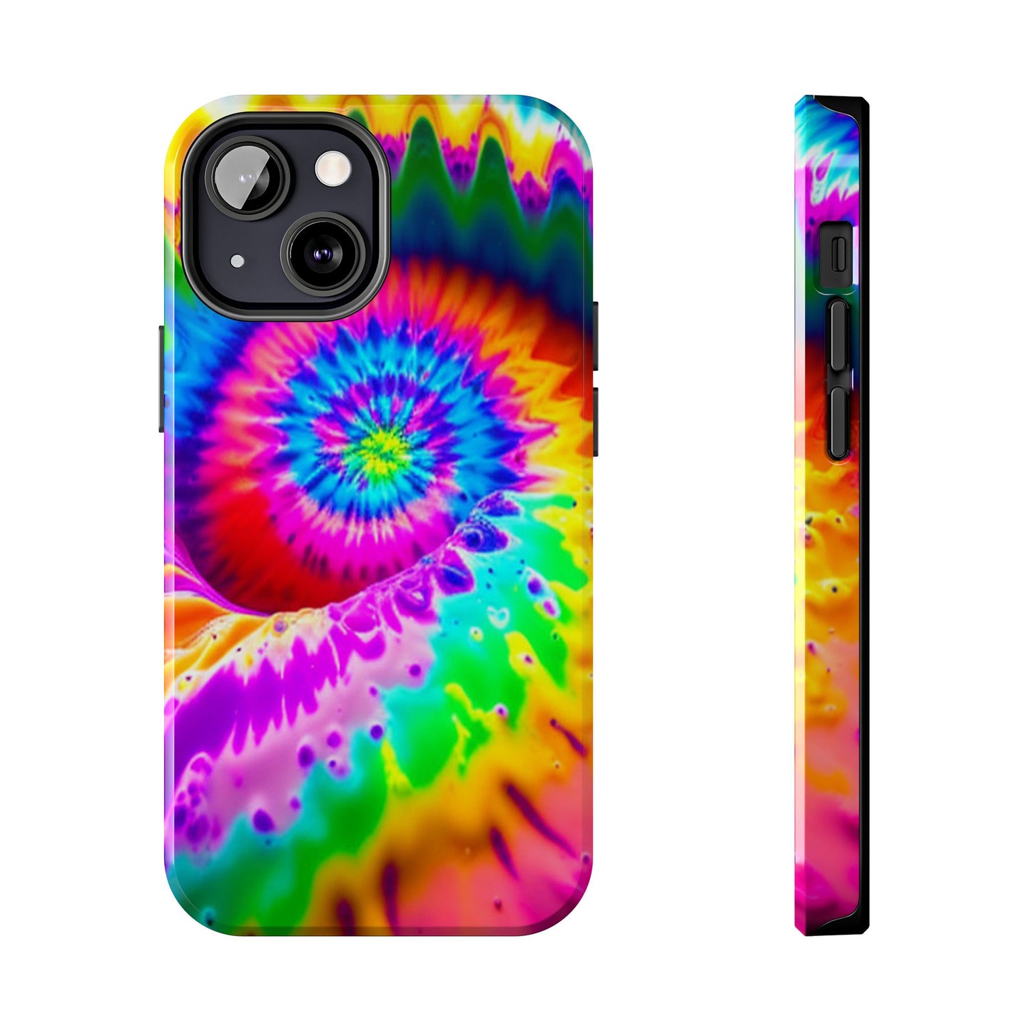 W Tie-Dye Wie-Wye (Tough iPhone Case)