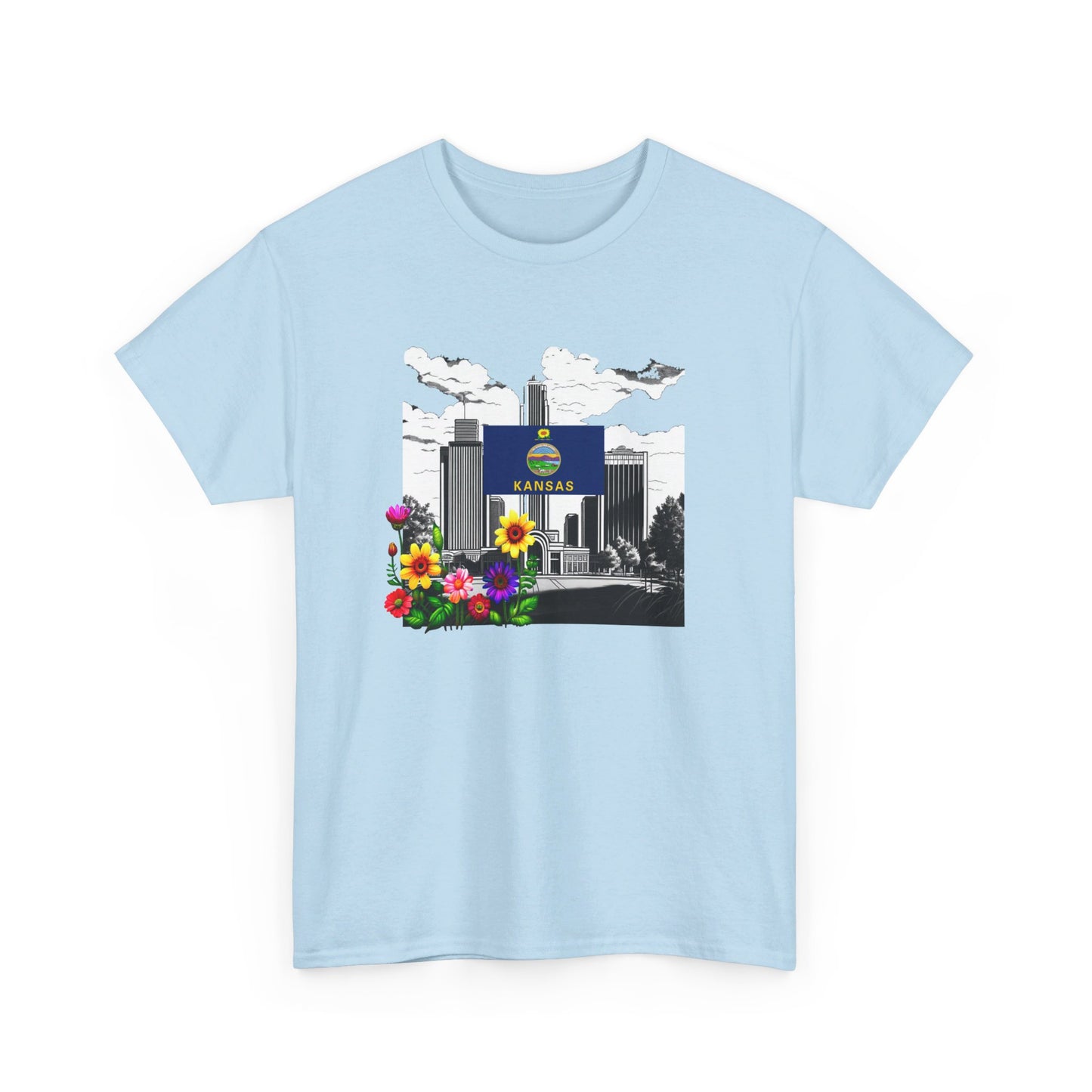 W Kansas Wansas (Unisex Heavy Cotton Tee)
