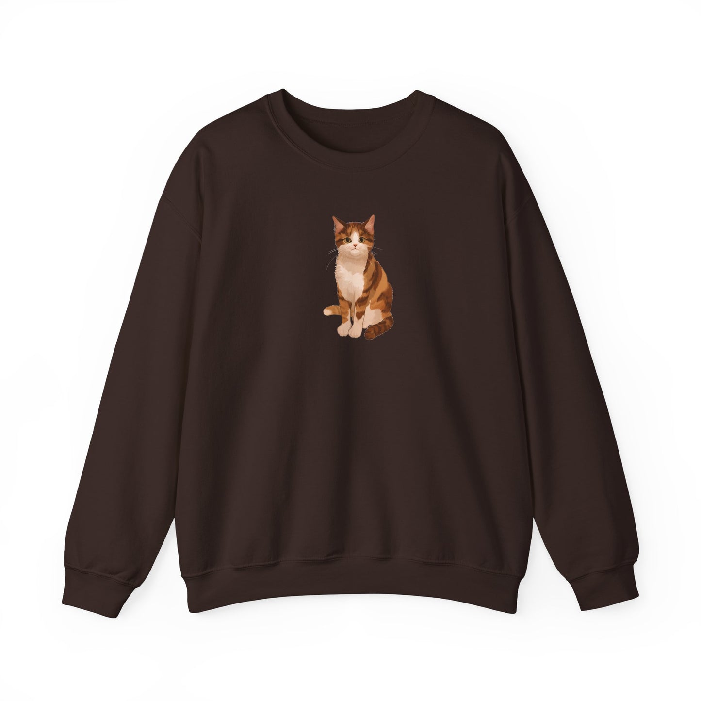 Cute Cat (Unisex Heavy Blend™ Crewneck Sweatshirt)