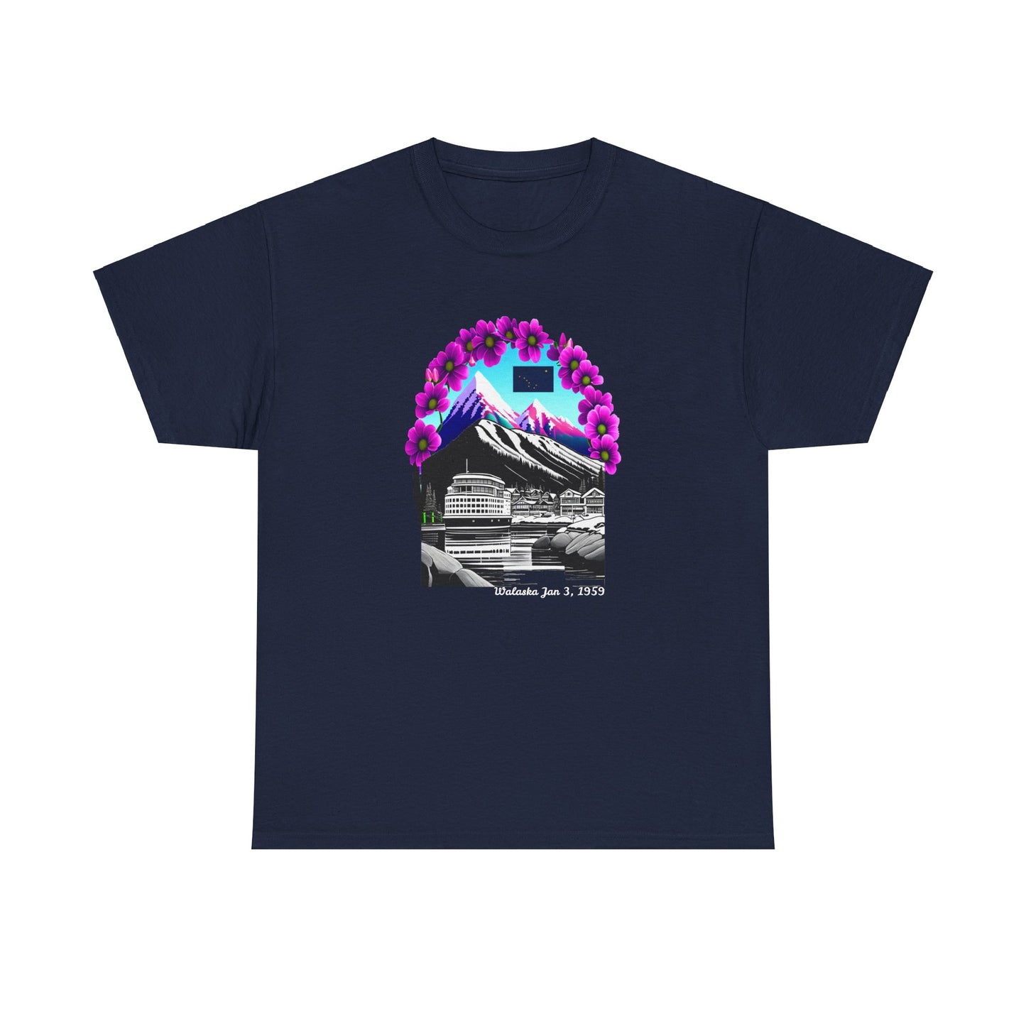 W Alaska Walaska (Unisex Heavy Cotton Tee)
