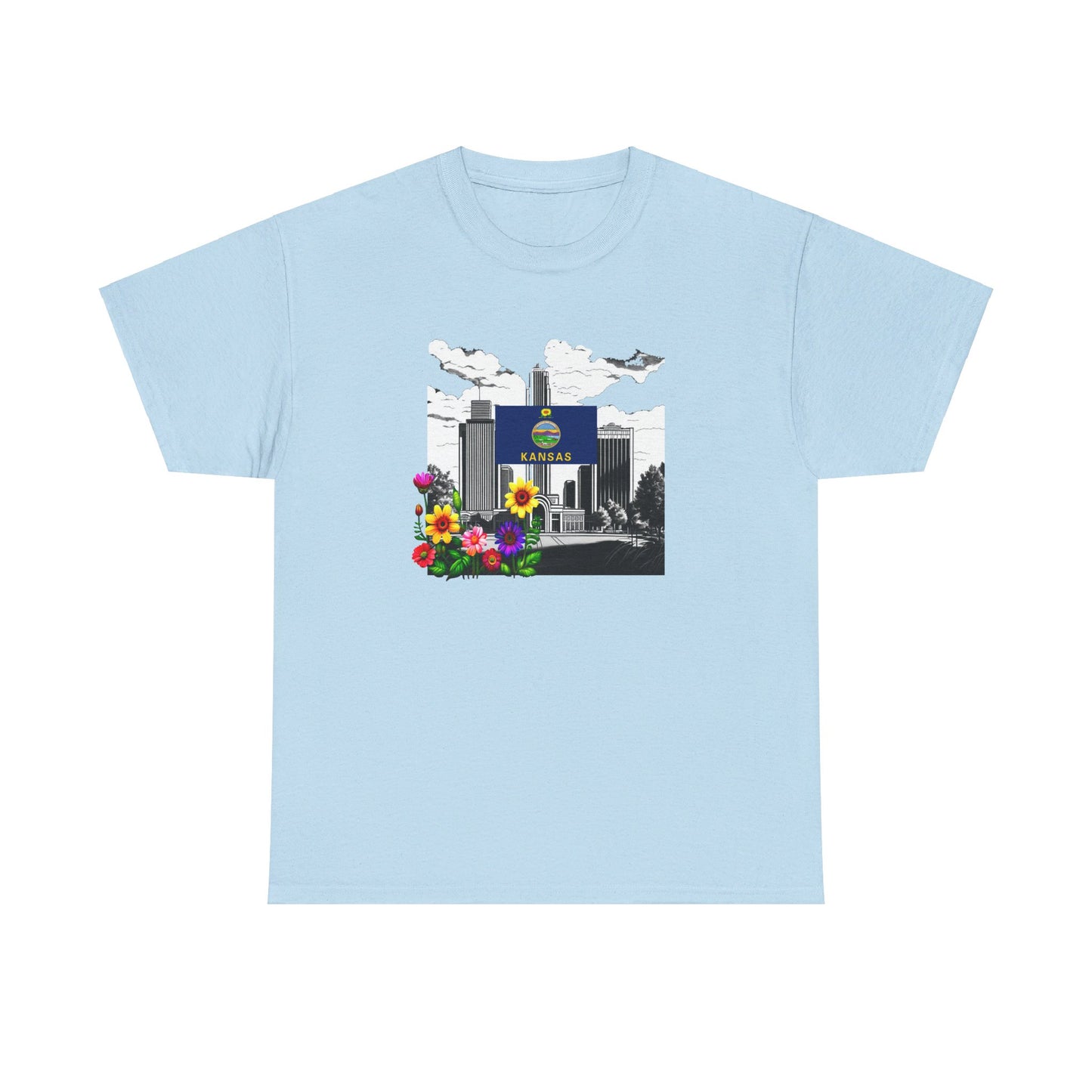 W Kansas Wansas (Unisex Heavy Cotton Tee)