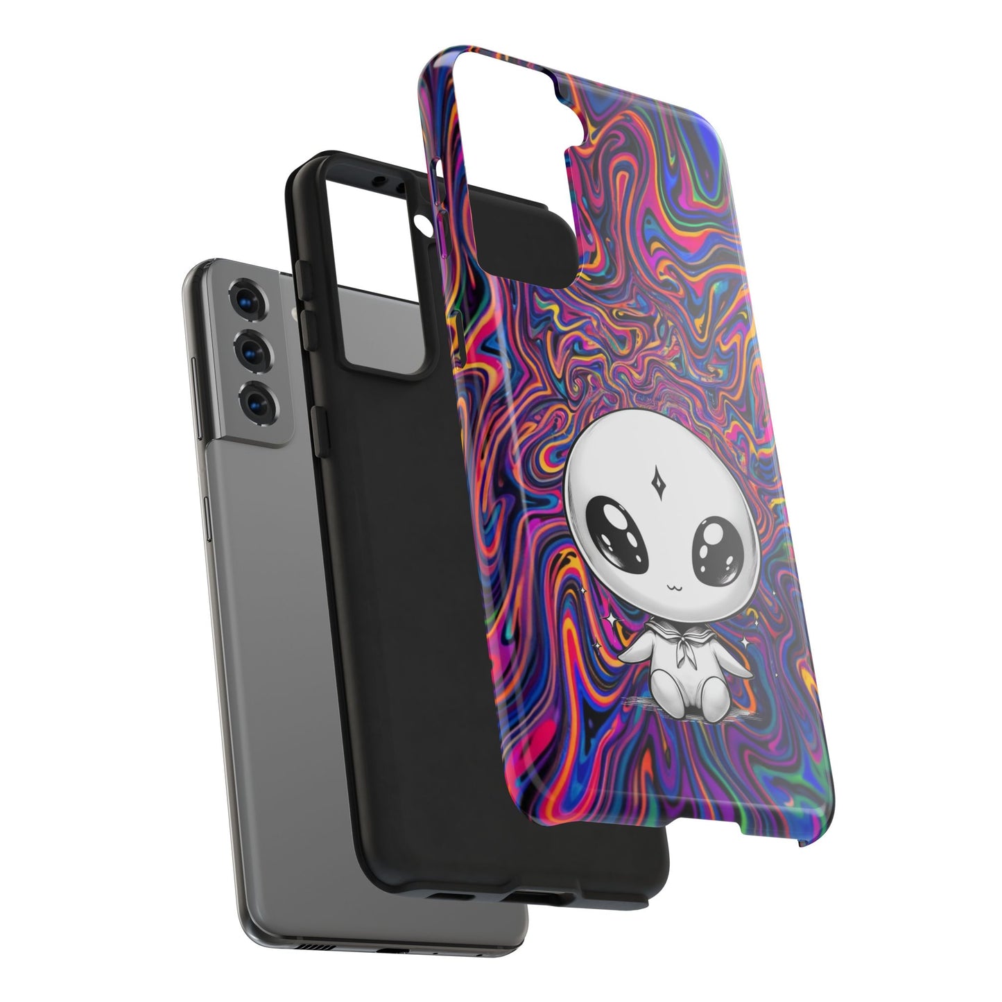 Kawaii Alien (Tough iPhone Case)