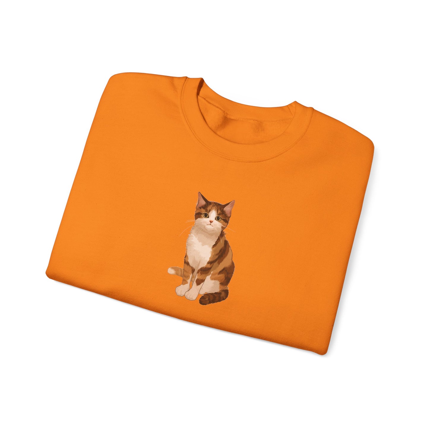 Cute Cat (Unisex Heavy Blend™ Crewneck Sweatshirt)