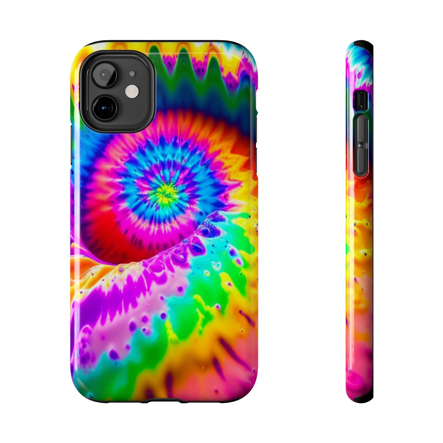 W Tie-Dye Wie-Wye (Tough iPhone Case)