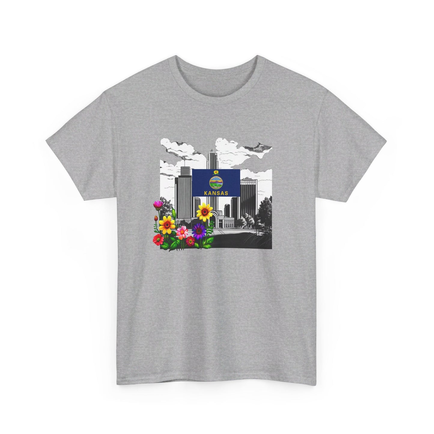 W Kansas Wansas (Unisex Heavy Cotton Tee)