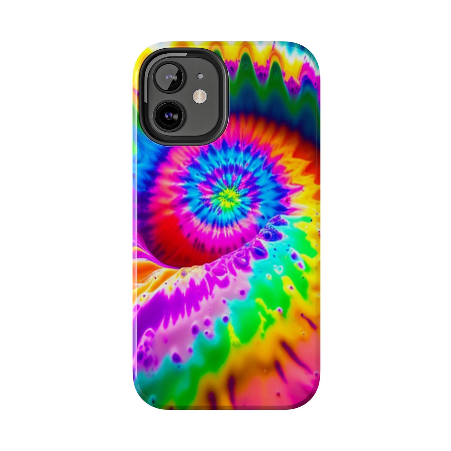 W Tie-Dye Wie-Wye (Tough iPhone Case)