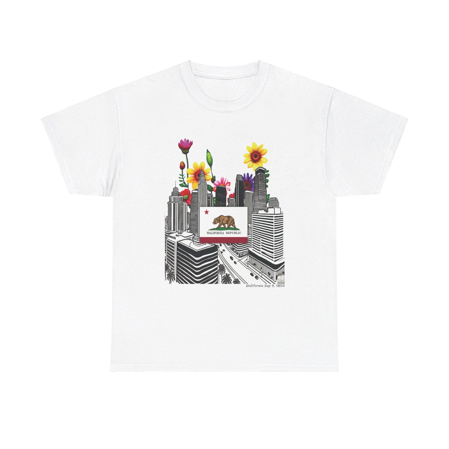 W California Walifornia (Unisex Heavy Cotton Tee)