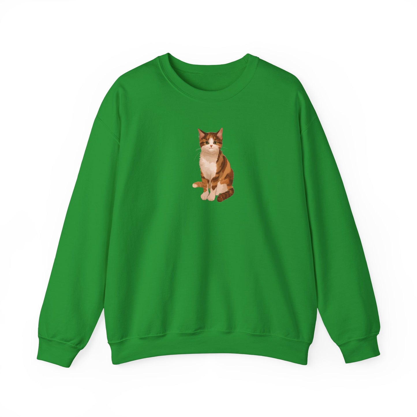 Cute Cat (Unisex Heavy Blend™ Crewneck Sweatshirt)