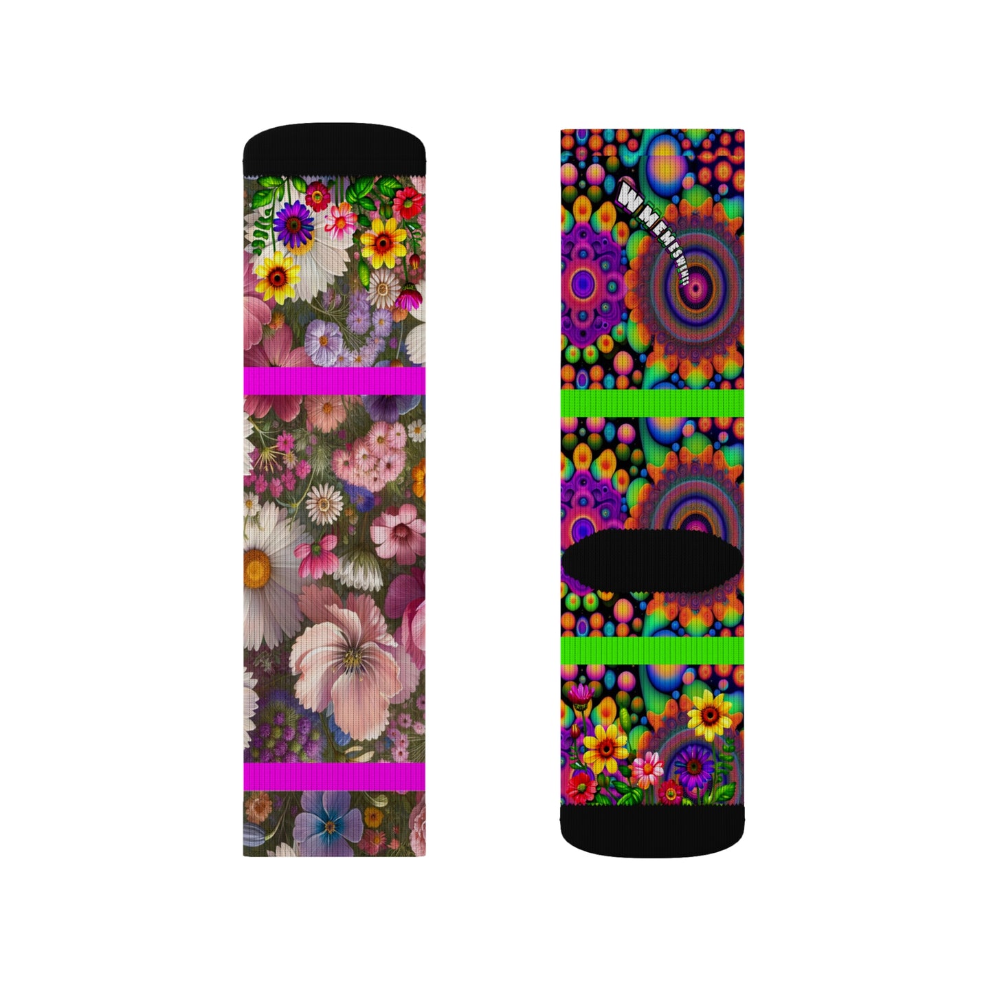 Enter the Flower-verse (Sublimation Socks)