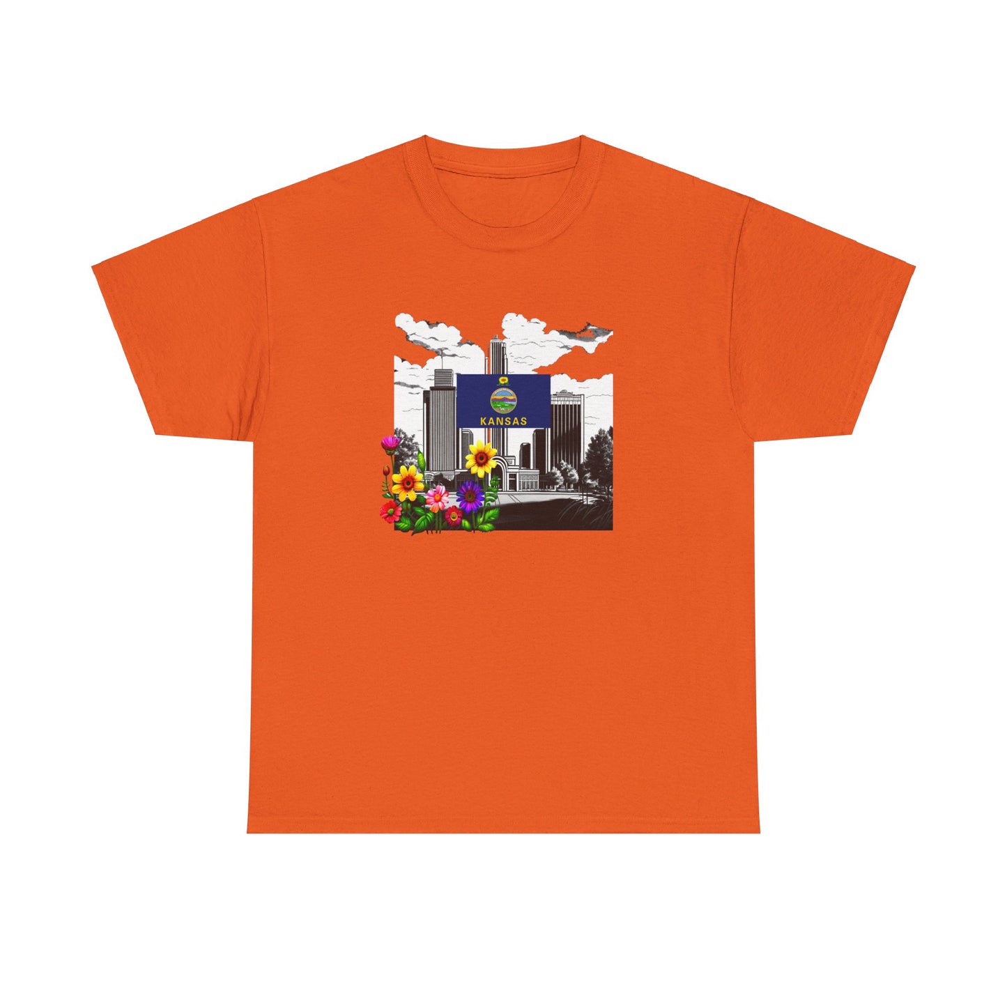 W Kansas Wansas (Unisex Heavy Cotton Tee)