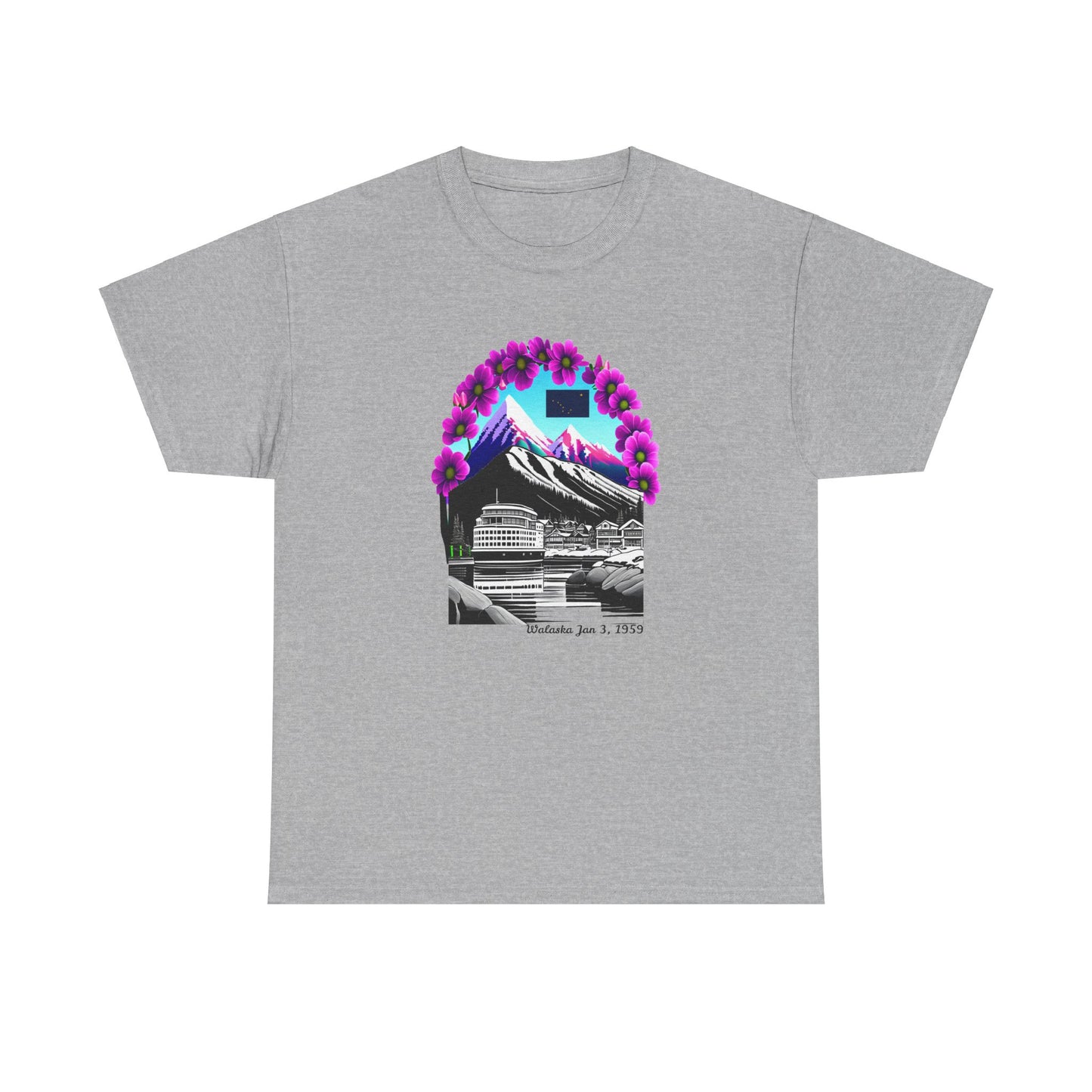 W Alaska Walaska (Unisex Heavy Cotton Tee)