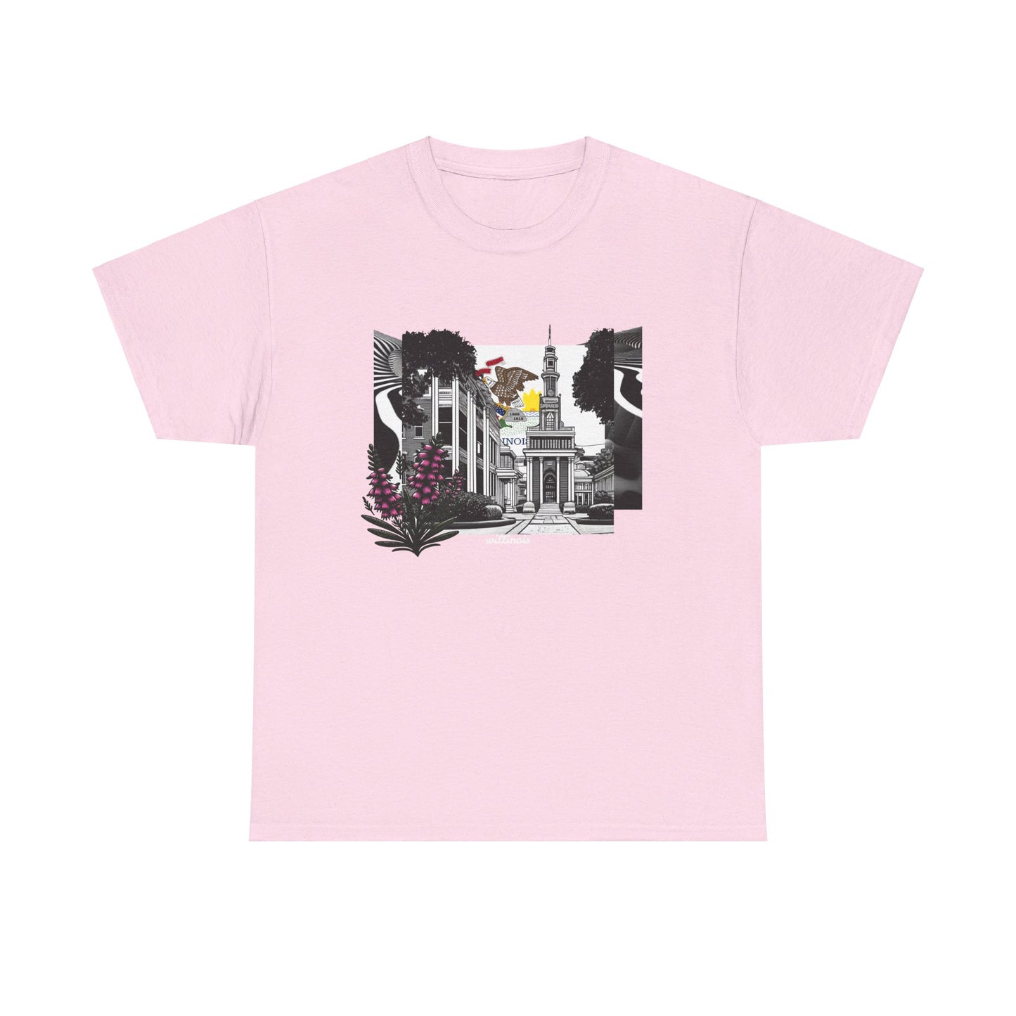 W Illinois Willinois (Unisex Heavy Cotton Tee)