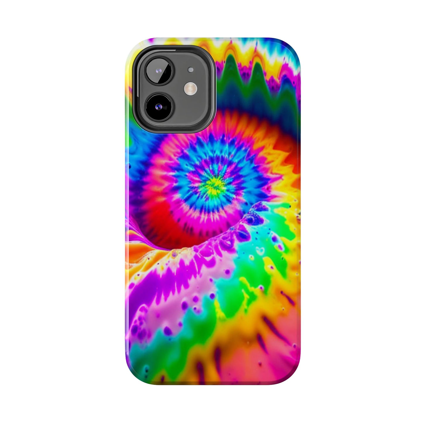 W Tie-Dye Wie-Wye (Tough iPhone Case)