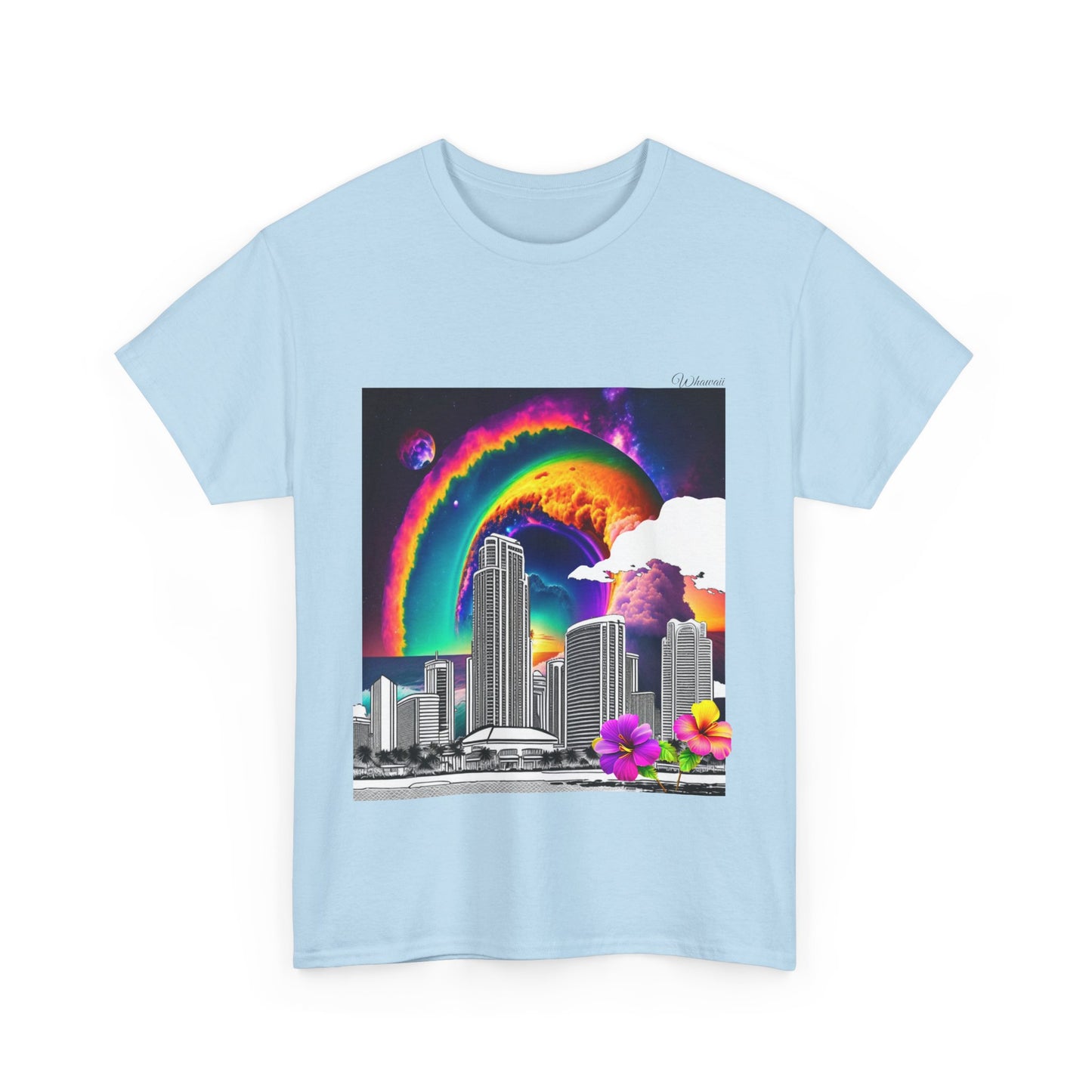 W Hawaii Wawaii (Unisex Heavy Cotton Tee)