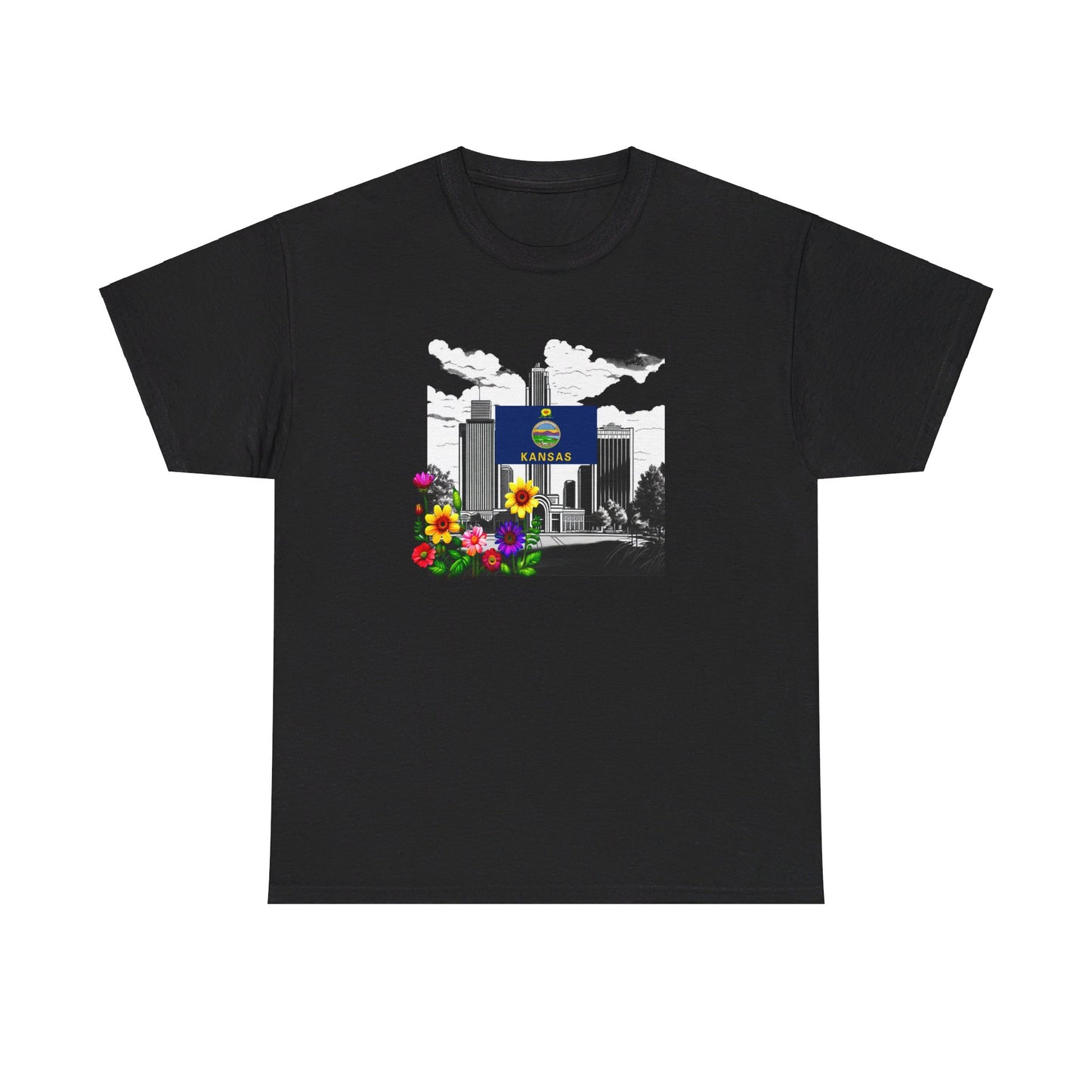 W Kansas Wansas (Unisex Heavy Cotton Tee)
