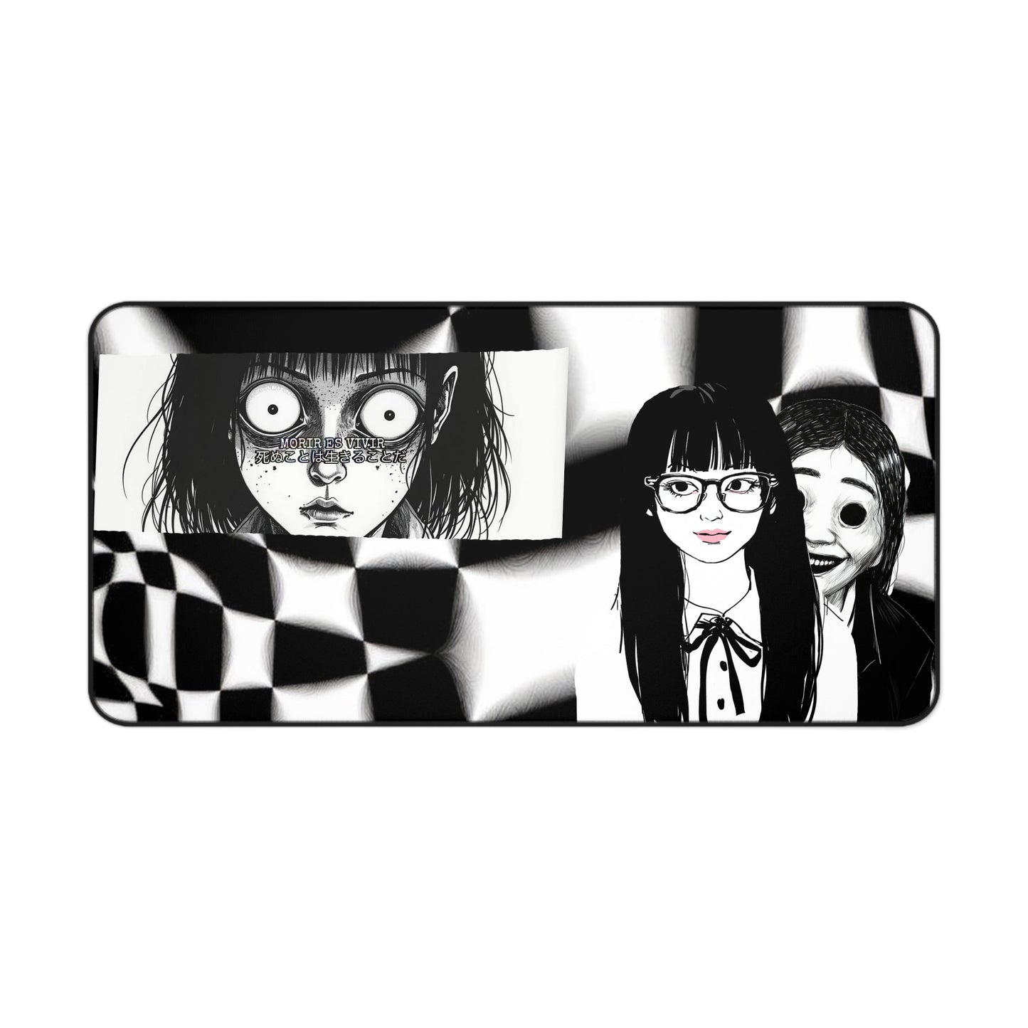"Vivir es Morir" Death Cult News Channel (Desk Mat)