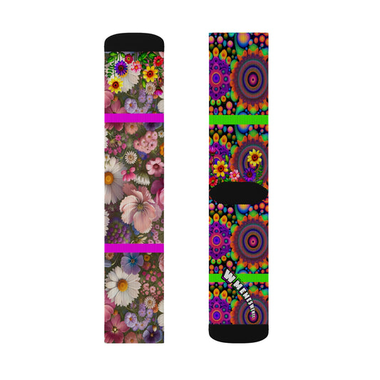 Enter the Flower-verse (Sublimation Socks)