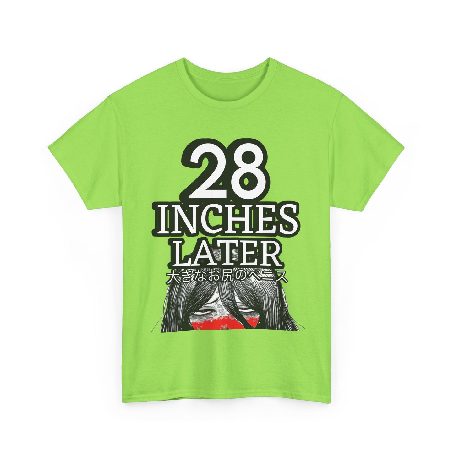 28 Inches laterインチ後 Unisex Heavy Cotton Tee