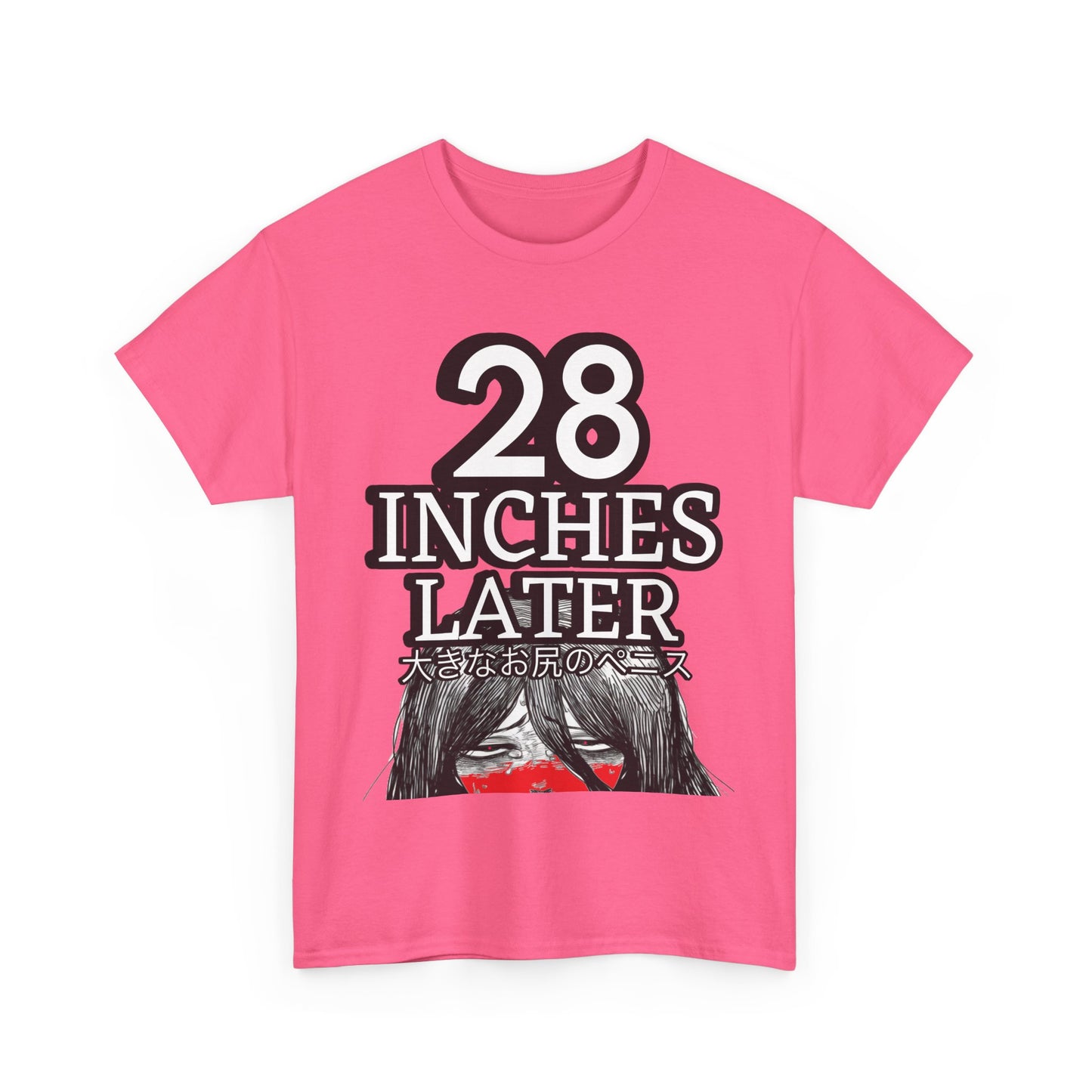 28 Inches laterインチ後 Unisex Heavy Cotton Tee