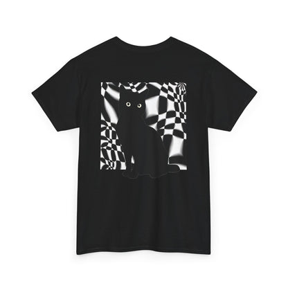 Cute Cat Universes かわいい猫の世界 Unisex Heavy Cotton Tee