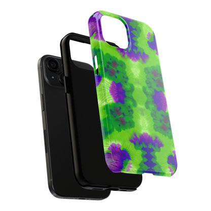 Green and Purple Madness (Tough iPhone/Galaxy Phone Case)